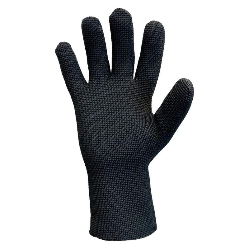 Glacier Glove Men's Ice Bay Waterproof Fleece-Lined Blind Stitched Neoprene Gloves | Seamless Palm with Sharkskin Texture, Gray, Large - Image 2